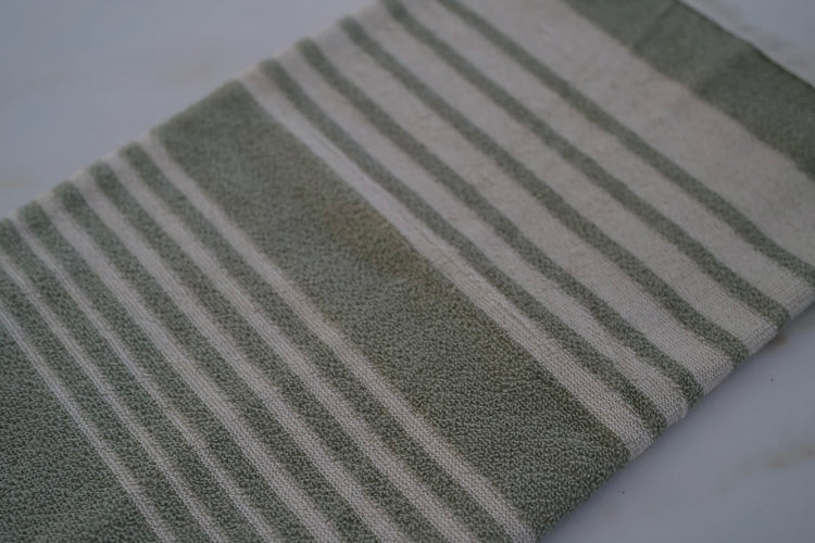 Hand Towel Sage Line I